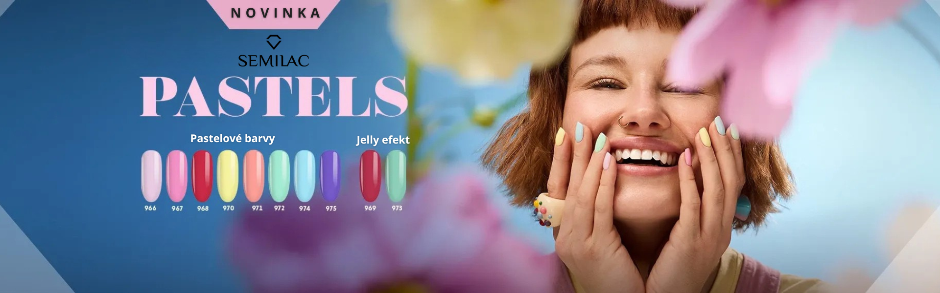 Semilac Pastels pastelové jarní barvy na nehty